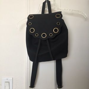 Black Mini Backpack Purse
